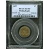 Image 1 : 1857 1C AU58 PCGS. This is a golden-brown colored 1857 1C AU58 PCGS.