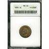 Image 1 : 1859 1C MS64 ANACS. Pleasing golden-tan patina vis 1859 1C MS64 ANACS.