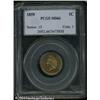 Image 3 : 1859 1C MS66 PCGS. A truly breathtaking example of 1859 1C MS66 PCGS.