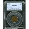 Image 1 : 1877 1C Fine 15 PCGS. This key date has very pleas 1877 1C Fine 15 PCGS.