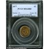 Image 3 : 1877 1C MS64 Red PCGS. Only 852,500 pieces were st 1877 1C MS64 Red PCGS.