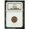 Image 1 : 1888 1C MS64 Red NGC. A couple of tiny marks are n 1888 1C MS64 Red NGC.