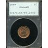 Image 1 : 1889 1C MS64 Red PCGS. Pleasing orange-red color a 1889 1C MS64 Red PCGS.