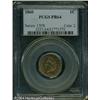 1860 1C PR64 NGC. Well struck with lustrous, mark- 1860 1C PR64 NGC.