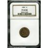 1884 1C PR65 Red NGC. Bright proof surfaces reveal 1884 1C PR65 Red NGC.