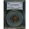 1896 1C PR65 Red PCGS. A cameo-like effect is esta 1896 1C PR65 Red PCGS.