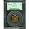 1910-S 1C MS65 Red PCGS. Marvelous original toning 1910-S 1C MS65 Red PCGS.