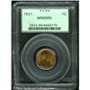 Image 1 : 1921 1C MS65 Red PCGS. Sharply impressed with brig 1921 1C MS65 Red PCGS.