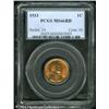 Image 1 : 1933 1C MS66 Red PCGS. Well struck with exceedingl 1933 1C MS66 Red PCGS.