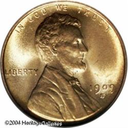 1909-S 1C MS66 Red PCGS. Well struck with glowing, 1909-S 1C MS66 Red PCGS.