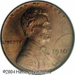 1910-S 1C MS66 Red PCGS. A widely recognized semi- 1910-S 1C MS66 Red PCGS.