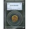 Image 3 : 1911 1C MS66 Red PCGS. Richly overlaid in swirling 1911 1C MS66 Red PCGS.