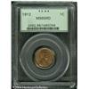 Image 1 : 1912 1C MS65 Red PCGS. A lustrous, intricately str 1912 1C MS65 Red PCGS.