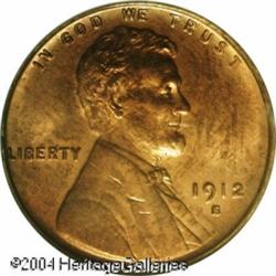 1912-S 1C MS66 Red and Brown PCGS. The '12-S is on 1912-S 1C MS66 Red and Brown PCGS.