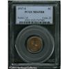 Image 1 : 1917-S 1C MS65 Red and Brown PCGS. A sharply struc 1917-S 1C MS65 Red and Brown PCGS.