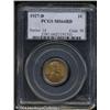 Image 1 : 1927-D 1C MS64 Red PCGS. Light green, violet, and 1927-D 1C MS64 Red PCGS.