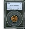 Image 1 : 1955 1C MS66 Red PCGS. Well struck except on the u 1955 1C MS66 Red PCGS.