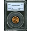 Image 1 : 1957 1C MS66 Red PCGS. Bright orange-red mint lust 1957 1C MS66 Red PCGS.