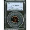 Image 1 : 1937 1C PR66 Red PCGS. Cherry-red patina with pinp 1937 1C PR66 Red PCGS.