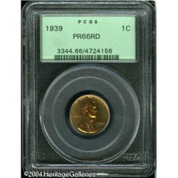 1939 1C PR66 Red PCGS. Well struck with a slight c 1939 1C PR66 Red PCGS.