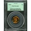 Image 1 : 1955 1C PR67 Deep Cameo PCGS. Bright cherry-red co 1955 1C PR67 Deep Cameo PCGS.