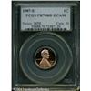 Image 1 : 1987-S 1C PR70 Deep Cameo PCGS. Frosted coppery-or 1987-S 1C PR70 Deep Cameo PCGS.