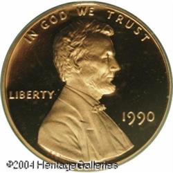 1990-S 1C No S PR68 Deep Cameo PCGS. Only 100-150 1990-S 1C No S PR68 Deep Cameo PCGS.