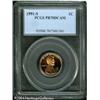 Image 1 : 1991-S 1C PR70 Deep Cameo PCGS. Luminous gold devi 1991-S 1C PR70 Deep Cameo PCGS.