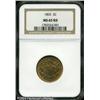 Image 1 : 1865 2C MS65 Red NGC. Fancy 5. Well struck aside f 1865 2C MS65 Red NGC.