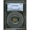 Image 1 : 1861 3CS MS66 PCGS. Boldly struck, save for flatne 1861 3CS MS66 PCGS.