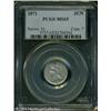 Image 1 : 1871 3CN MS65 PCGS. Boldly struck save for the lef 1871 3CN MS65 PCGS.