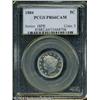 Image 1 : 1884 5C PR66 Cameo PCGS. Pretty cameo surfaces tha 1884 5C PR66 Cameo PCGS.