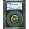 Image 1 : 1940-D 5C MS67 Full Steps PCGS. Pleasing light gol 1940-D 5C MS67 Full Steps PCGS.