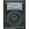 Image 1 : 1940 5C Reverse of 1940 PR67 PCGS. Beautiful iride 1940 5C Reverse of 1940 PR67 PCGS.