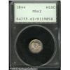 Image 1 : 1844 H10C MS62 PCGS. Golden-brown and pearl-gray c 1844 H10C MS62 PCGS.