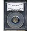 Image 1 : 1850 H10C MS64 PCGS. Cobalt-blue and rose toning v 1850 H10C MS64 PCGS.