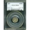 Image 1 : 1857 H10C MS64 PCGS. Light olive-gold and cream-gr 1857 H10C MS64 PCGS.