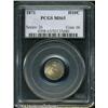 Image 1 : 1871 H10C MS65 PCGS. An attractive melange of lave 1871 H10C MS65 PCGS.