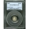 Image 1 : 1869 H10C PR63 Cameo PCGS. A strong cameo, with li 1869 H10C PR63 Cameo PCGS.