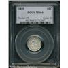 Image 1 : 1859 10C MS64 PCGS. Pleasing white surfaces displa 1859 10C MS64 PCGS.