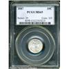 Image 1 : 1887 10C MS65 PCGS. Radiant luster emanates from s 1887 10C MS65 PCGS.