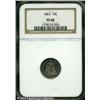 Image 3 : 1863 10C PR66 NGC. One of only 460 proofs, the 186 1863 10C PR66 NGC.