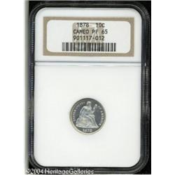 1878 10C PR65 Cameo NGC. Well struck and seemingly 1878 10C PR65 Cameo NGC.