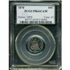 Image 3 : 1878 10C PR66 Cameo PCGS. Type Two Reverse. The E 1878 10C PR66 Cameo PCGS.