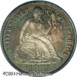 1885 10C PR66 Cameo PCGS. A very attractive exampl 1885 10C PR66 Cameo PCGS.