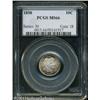 Image 1 : 1898 10C MS66 PCGS. Deep electric-blue and reddish 1898 10C MS66 PCGS.