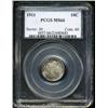 Image 1 : 1911 10C MS66 PCGS. Splotches of olive, sea-green, 1911 10C MS66 PCGS.