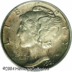 1921-D 10C MS65 PCGS. The 1921-D has an impressive 1921-D 10C MS65 PCGS.