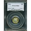 Image 1 : 1942 10C PR66 PCGS. Splendid ruby-red, lemon, and 1942 10C PR66 PCGS.