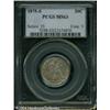 Image 1 : 1875-S 20C MS63 PCGS. Somewhat softly struck with 1875-S 20C MS63 PCGS.